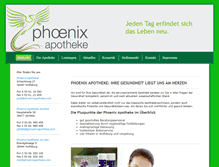 Tablet Screenshot of phoenixapotheke.com
